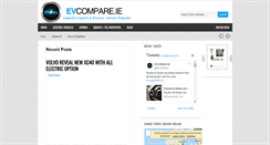 Desktop Screenshot of evcompare.ie
