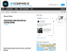 Tablet Screenshot of evcompare.ie